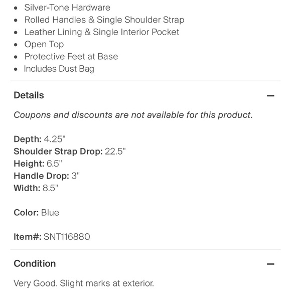 Authentic Saint Laurent Nano Sac Du Jour Purse - Blue - Picture 6 of 8